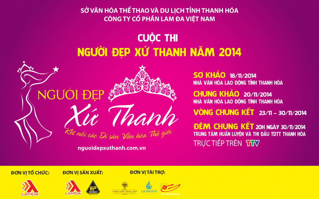 CUỘC THI: NGƯỜI ĐẸP XỨ THANH 2014
