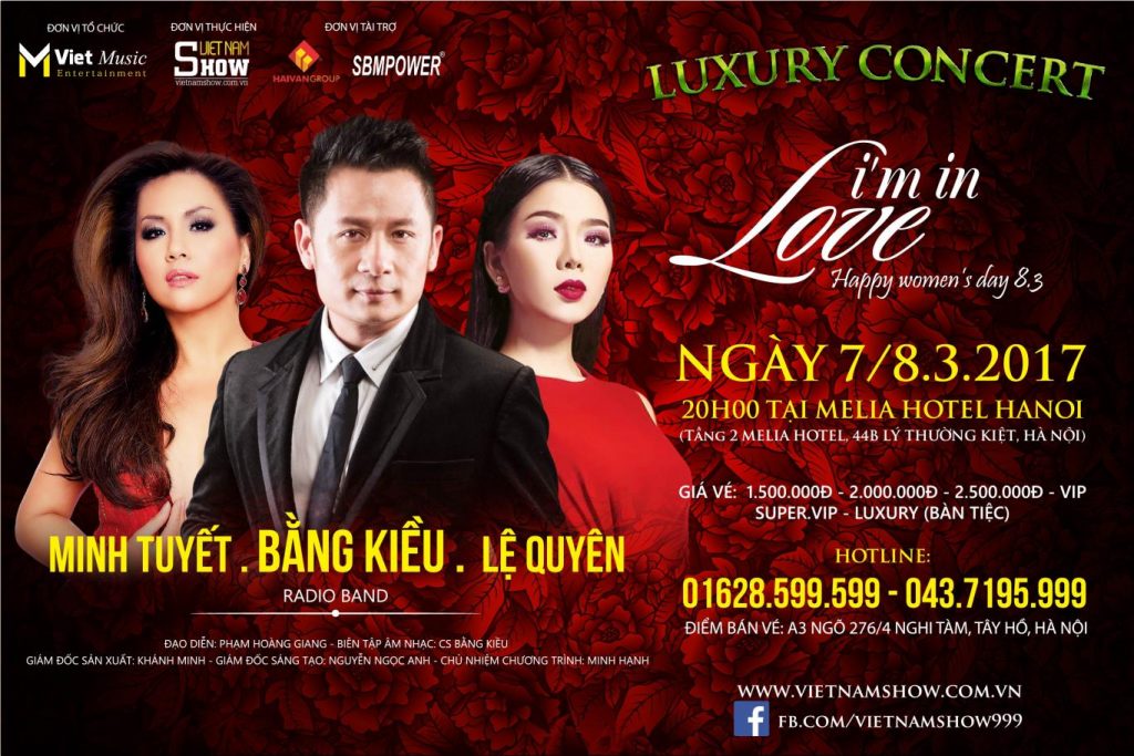 Luxury Concert “I’m in Love” 7&8.3.2017
