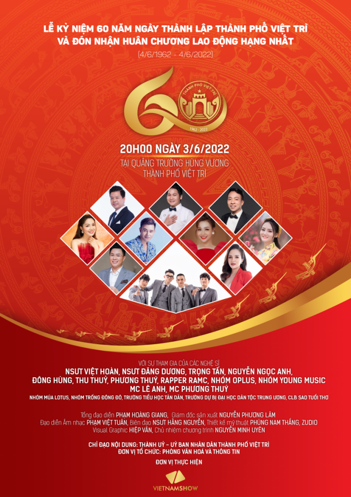 Lễ Kỷ niệm 60 năm Thành lập Thành phố Việt Trì
